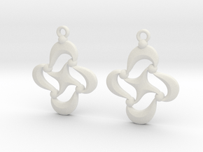 earrings in White Natural TPE (SLS)