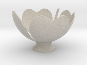 clover bowl in Natural Sandstone