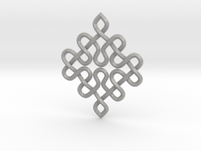 knots pendant in Aluminum