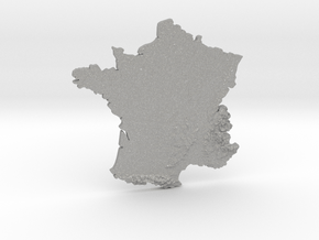 France heightmap in Aluminum