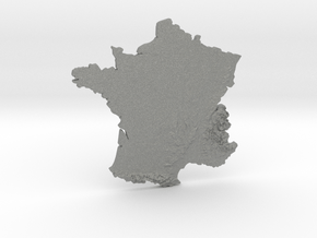 France heightmap in Gray PA12