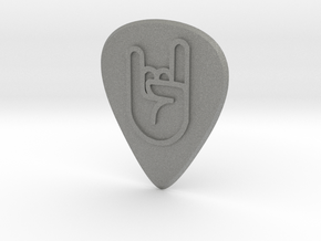 guitar pick_heavy hand in Gray PA12
