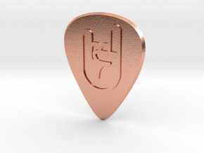 guitar pick_heavy hand in Natural Copper