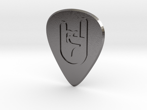 guitar pick_heavy hand in Processed Stainless Steel 17-4PH (BJT)