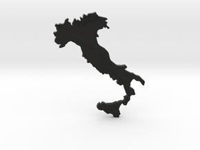 Italy Heightmap in Black Natural TPE (SLS)