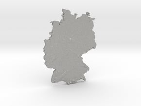 Germany Heightmap in Aluminum