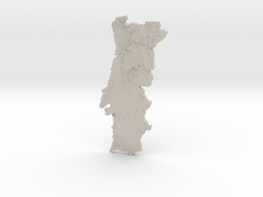 Portugal Heightmap in Natural Sandstone