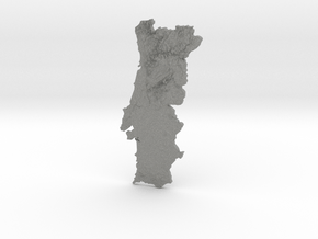 Portugal Heightmap in Gray PA12