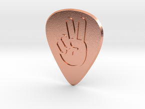 guitar pick_victory in Natural Copper
