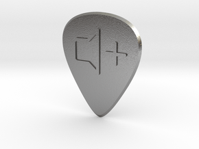 guitar pick_Volume up in Natural Silver