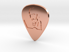 Guitar Pick_chuck in Polished Copper