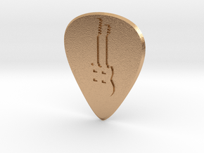 Guitar Pick_Double Neck Guitar in Natural Bronze