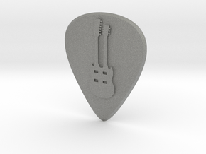 Guitar Pick_Double Neck Guitar in Gray PA12