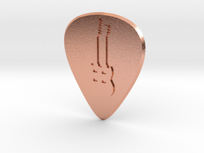Guitar Pick_Double Neck Guitar in Natural Copper