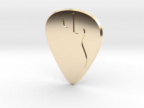 guitar pick_electric guitar in 14k Gold Plated Brass