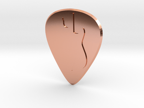 guitar pick_electric guitar in Polished Copper