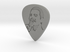 Guitar Pick_Freddie in Gray PA12 Glass Beads