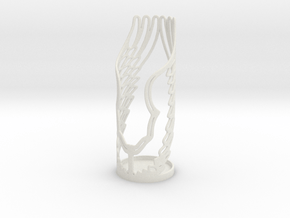 winged toothbrush holder in PA11 (SLS)