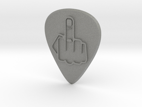 guitar pick_Middle Finger in Gray PA12