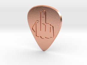 guitar pick_Middle Finger in Natural Copper