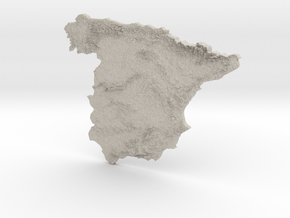 Spain heightmap in Natural Sandstone