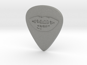guitar pick_Mouth in Gray PA12