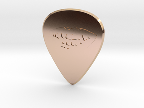 guitar pick_Mouth in 9K Rose Gold 