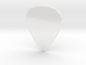 guitar pick_Mouth in Clear Ultra Fine Detail Plastic