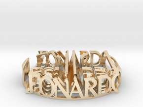 LEONARDO FLIP ILLUSION in 14k Gold Plated Brass