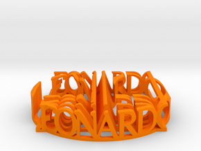 LEONARDO FLIP ILLUSION in Orange Smooth Versatile Plastic