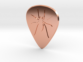 guitar pick_Spider in Polished Copper