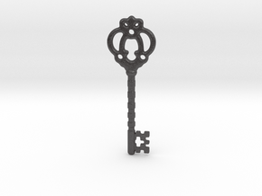 key_full in Dark Gray PA12 Glass Beads