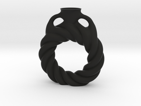 Vase 85702 in Black Smooth Versatile Plastic