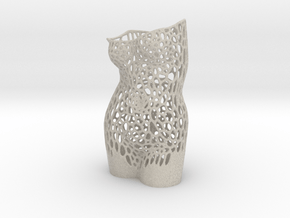 female torso vase in Natural Sandstone