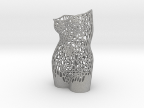 female torso vase in Aluminum