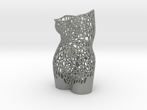 female torso vase in Gray PA12 Glass Beads