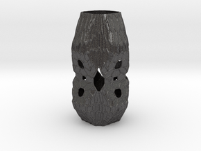 Vase 215 in Dark Gray PA12 Glass Beads