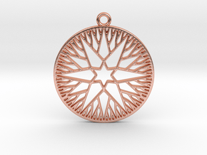 Rootstar Pendant in Natural Copper