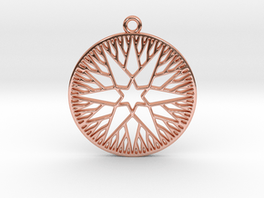 Rootstar Pendant in Polished Copper