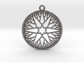 Rootstar Pendant in Processed Stainless Steel 17-4PH (BJT)