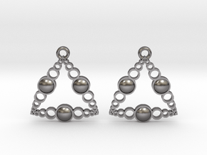 Earrings in Processed Stainless Steel 316L (BJT)