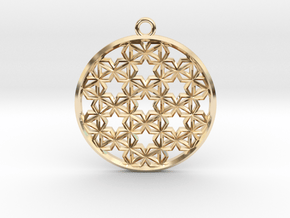 Starry Pendant in 14k Gold Plated Brass