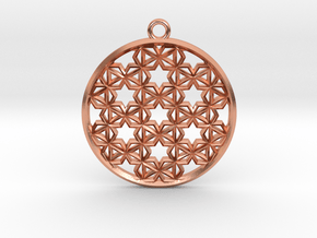 Starry Pendant in Natural Copper
