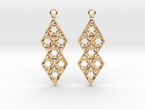 Starry Earrings in 14k Gold Plated Brass