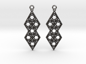 Starry Earrings in Processed Stainless Steel 316L (BJT)