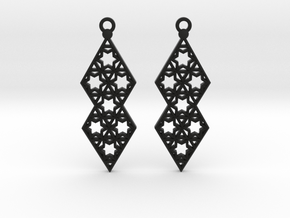 Starry Earrings in Black Natural TPE (SLS)
