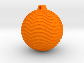 XmasBall1_expo in Orange Smooth Versatile Plastic