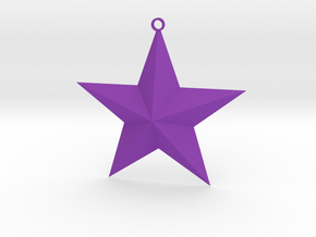 Star in Purple Smooth Versatile Plastic