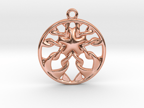 Roots_Pendant in Polished Copper