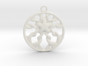 Roots_Pendant in White Natural TPE (SLS)